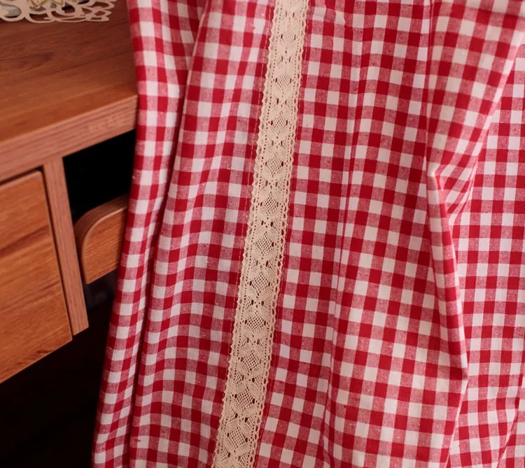 Rood Wit Boerenbont Geruite Plaid woonkamer gordijn kant ... Rood Wit Boerenbont Geruite Plaid woonkamer gordijn kant ...