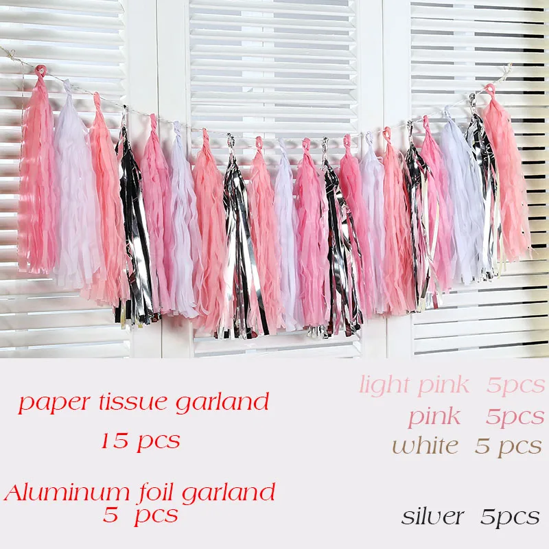 tissue garland color 5 