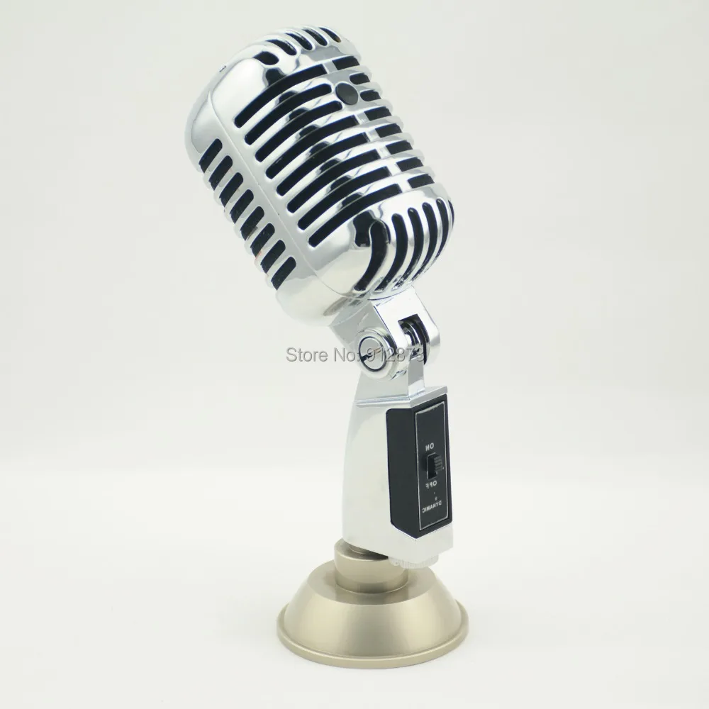VM 10 Hot Sale Singing Microphone Nostalgic Style Mic for KTV Sing Recording Karaoke Microphones