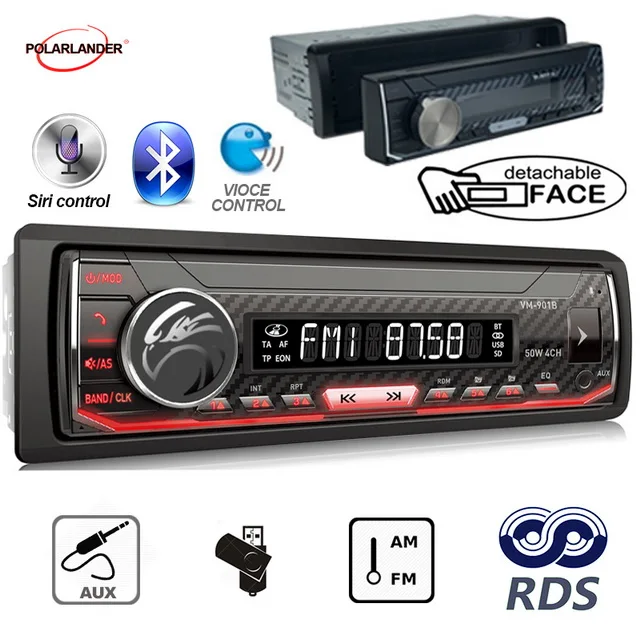 

1 din car radio Support Android 7.0 or Above Siri Assistant AM / FM / RDS Radio Car Multimedia Player Autoradio bluetooth
