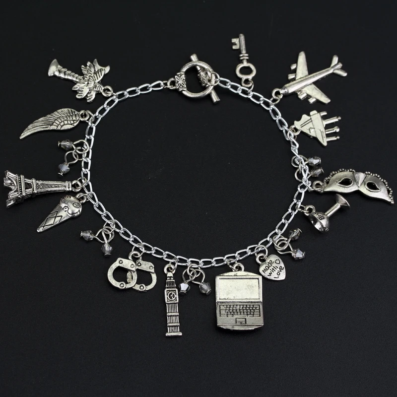 

dongsheng Movie Jewelry 50 Fifty Shades of Grey Handcuffs Hand Charm Bracelet Handcuffs jewelry Bracelet for Women Girl Gift-25