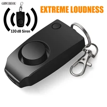 Сигнал тревоги 130 дБ анти-рапса прибор для сигнализации Экстремальный громкий сигнал брелок безопасность Личная безопасность Самозащита для женщин детей