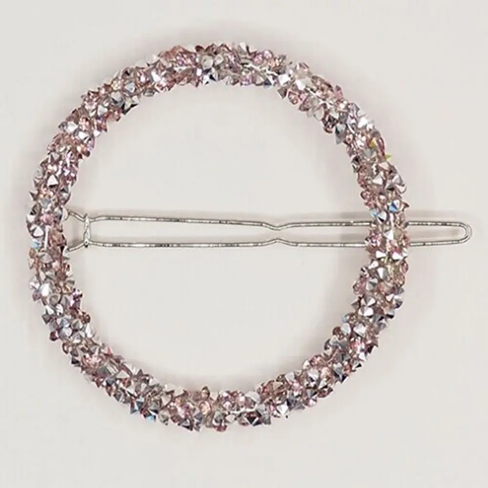1 шт. блестящая шпилька круглая бриллиантовая заколка для волос модная розовая дрель подарок новая заколка для прически аксессуары инструменты для ухода за красотой