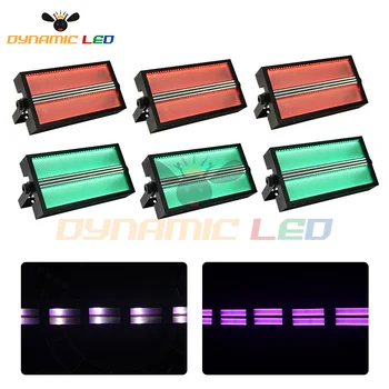 

6pcs 2in1 Strobe Led Atomic Light Dmx Control Dj Stage Light Music Disco For Bar RGB 3in1 Led Strobe Led Flsh Light