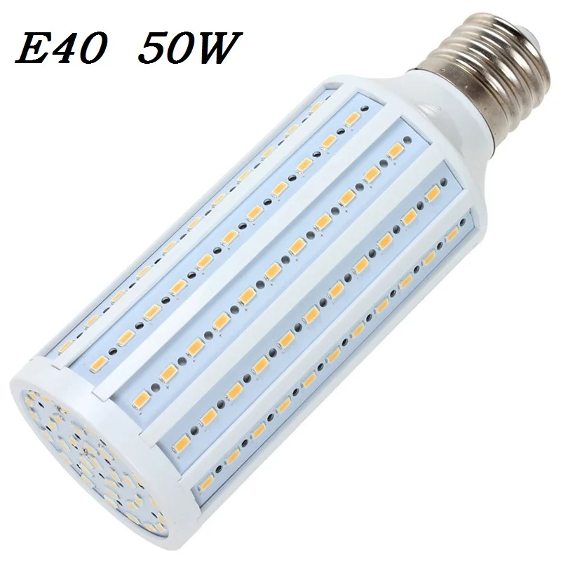 

E40 LED Corn bulb Lamp 50W 165 LED Bombillas 5730 SMD for Outdoor street lighting Home Jelwery showcase shop 110V/220V 1pcs/lot