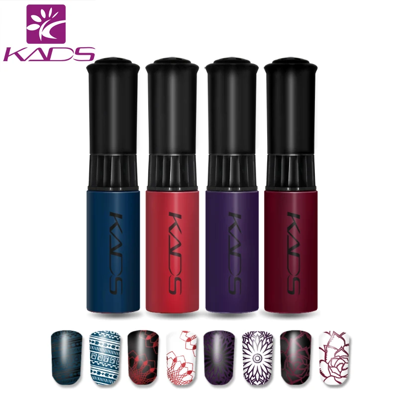 Kads Лидер продаж 4 шт./компл. тиснения лак для ногтей Nail Art-лак Длительное более интересным 4 сезона красоты Инструменты для маникюра и педикюра
