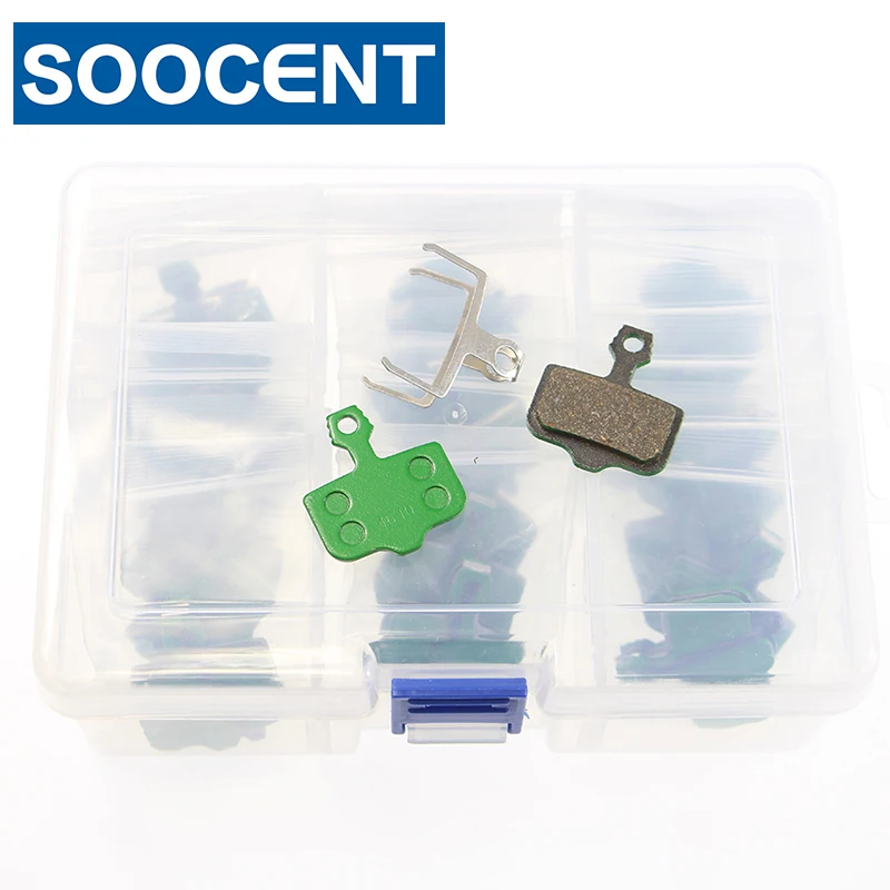 

20 Pairs with Box Green Resin Bicycle Disc Brake Pads for Avid DB1 DB3 DB5 for SRAM AVID Elixir 1 3 5 7 9 R CR Disc Brake Parts