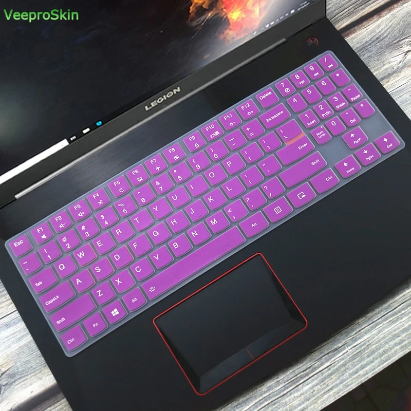 Силиконовый защитный чехол-клавиатура для 15,6 ''lenovo Legion Y720 Y540 Y530 Y520 R720 Y7000(15'') Y730 Y740(17 ''