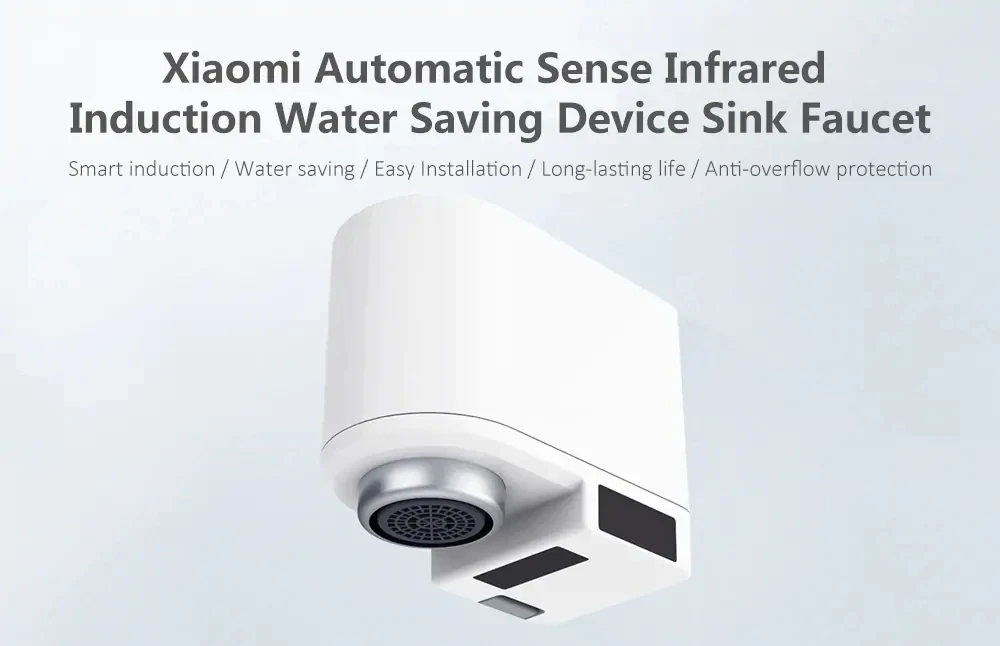 Горячий Xiaomi автоматический сенсорный инфракрасный Индукционное устройство для экономии воды регулируемый водный диффузор смесителя кухня ванная комната