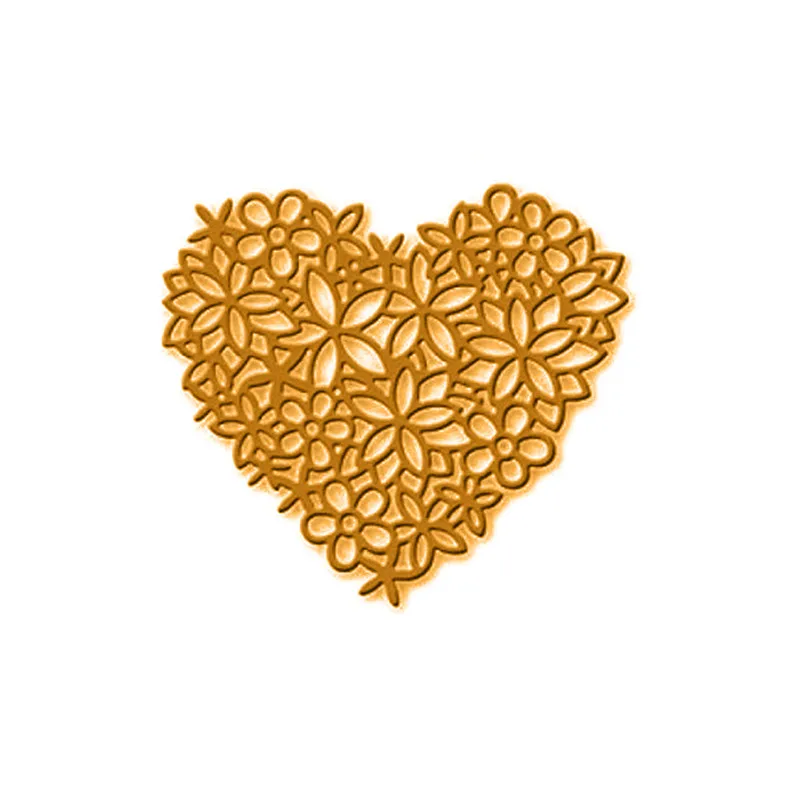 

Julyarts Heart Flower Metal Cutting Dies Scrapbooking Embossing Die Cuts Card Making Craft Dies Stencils Valentine Decor Album