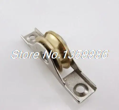 

2Pcs Ball Bearing 16mm Dia Roller Sliding Sash Pulley for Windows