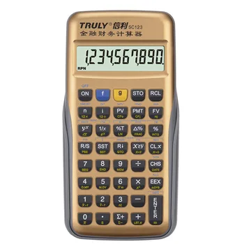 

Professional Financial Calculator Handheld Multi-function 10 Digital Display LCD Data Analysis Calculator
