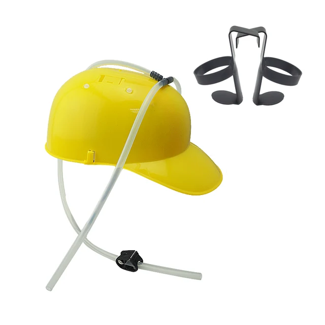 Buy Beverage Holder Helmet Drinking Straws Plastic