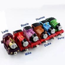 

6pcs children's thomas and Friends thomas train set the tank engine metal magnetic tomas car die cast toys cars miniatures gifts