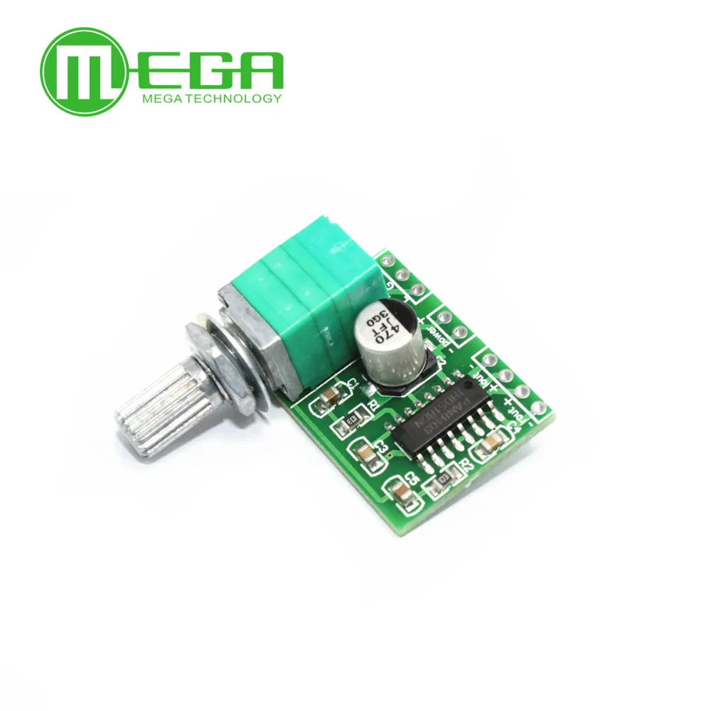 

PAM8403 Mini 5V Digital Small Power Amplifier Board (USB supply)