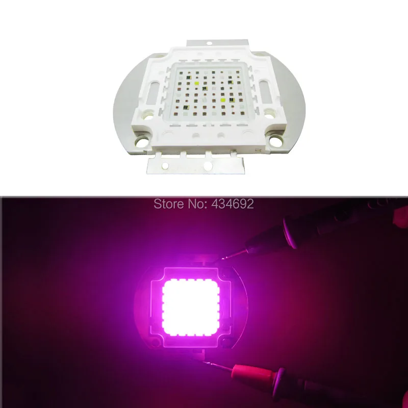 64W High Power Plant Grow Led Emitter Lamp Light 30-40V 1200-1400mA 365NM 730NM 6500K 665NM 640NM 435NM 470NM | Освещение