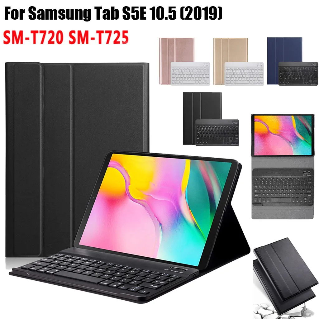 

Tablet Smart Case For Samsung Galaxy Tab S5e 10.5 2019 SM-T720 T725 Bluetooth Keyboard Case Cover