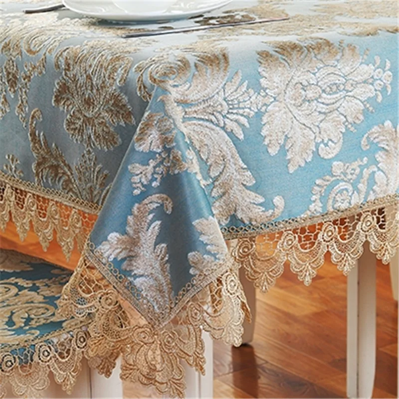 2018 European style flower tablecloth party wedding decoration raised