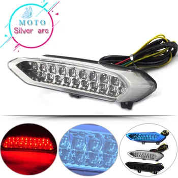

New Motorcycle Smoke Led Brake Turn Signal Tail Light Integrated For Yamaha YZF R1 02-03