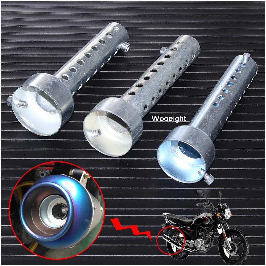 Wooeight 424548mm140mm Universal Motorcycle Exhaust Muffler Adjustable DB Killer Silencer Noise Sound Eliminator (1)