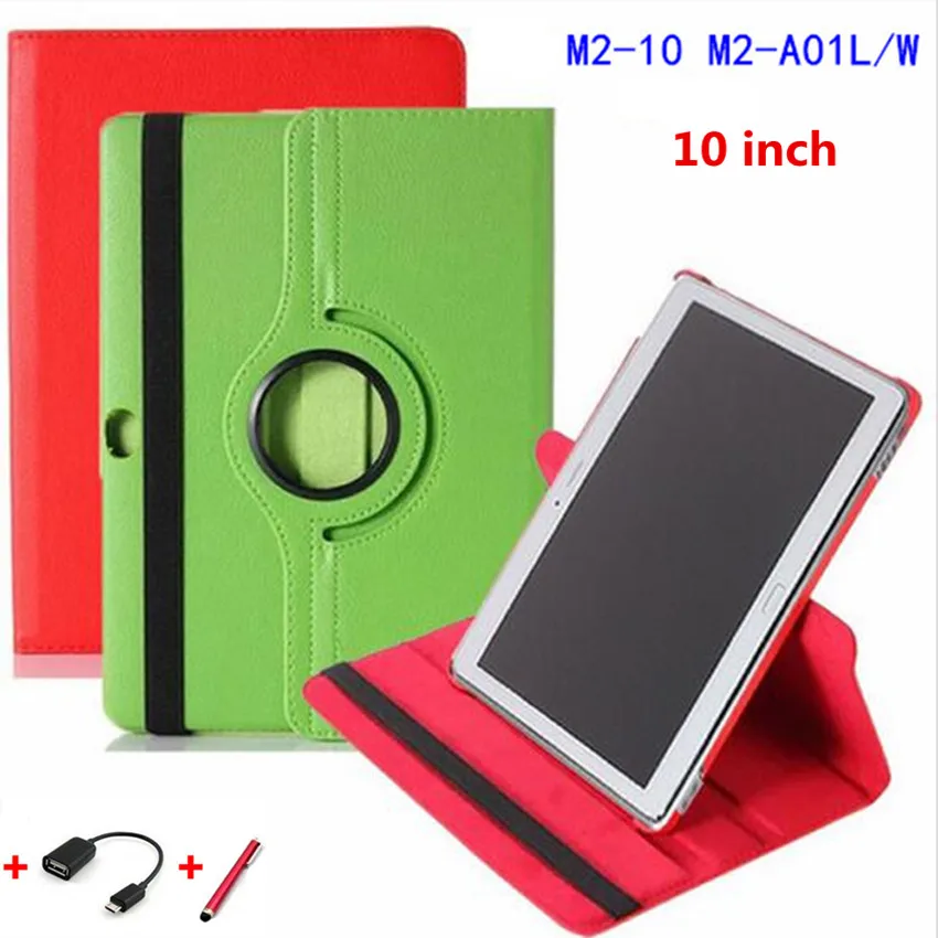 

For HuaWei MediaPad M2 10,360 Degree Rotation Horizontal Flip Leather Case with Holder for Huawei MediaPad M2 10.0 inch / A10W