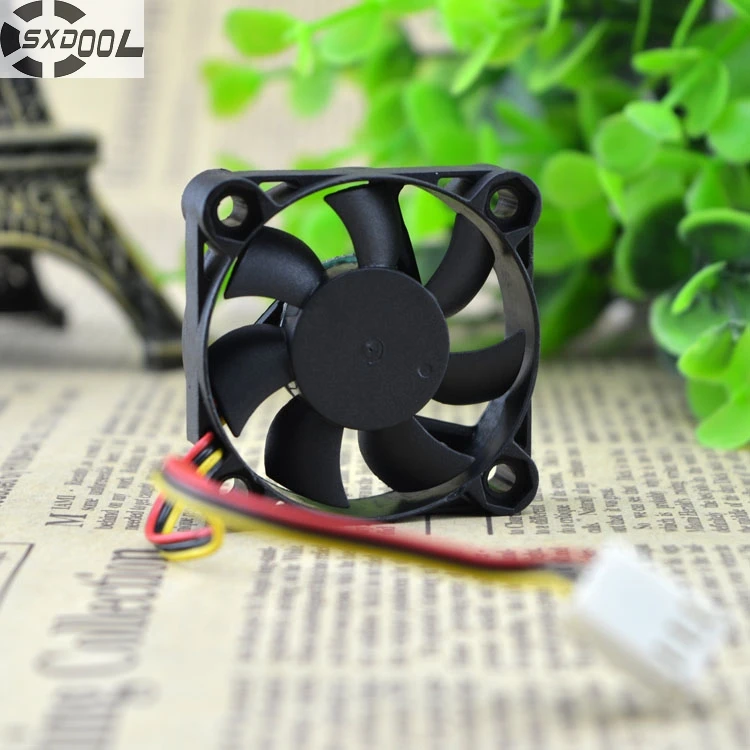 

SXDOOL 4010h12b 4CM silent fan 40*40*10mm DC 12V 0.18A 3-Pin mini cooling fan