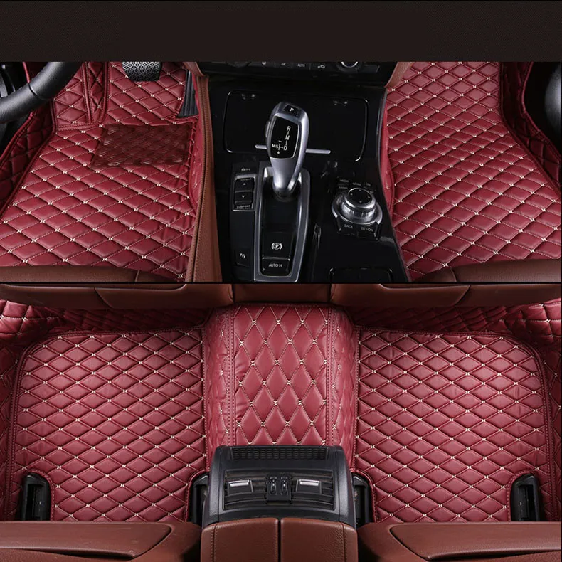 Авто Коврики для Audi A4 20 TFSI-50 TFSI 2012-2015 стопы ковры шаг коврики Высокое качество Фирменная Новинка Вышивка кожа Коврики