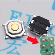 SMD Микропереключатель тактильная кнопка для FORD EDGE EXPEDITION EXPLORER F150 KUGA CHRYSLER JEEP DODGE дистанционный ключ(Размер: 4*4*1,5