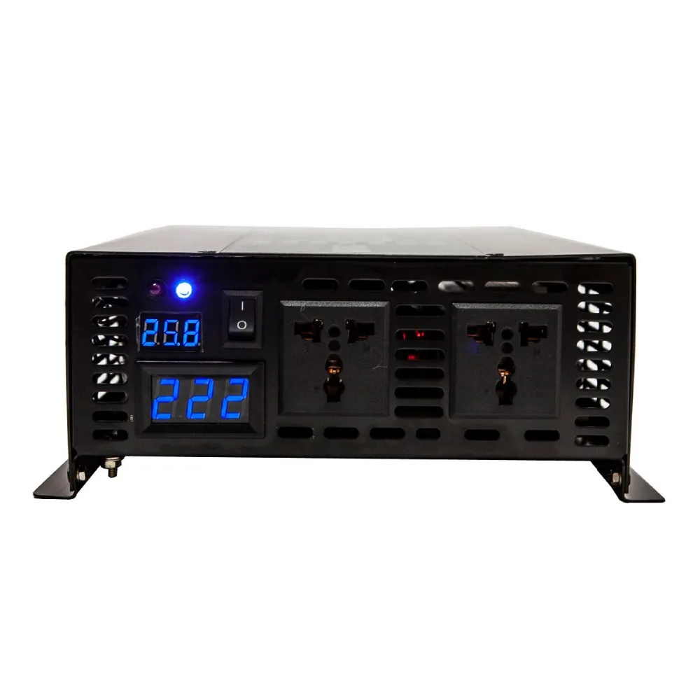  1000Watt Off Grid Pure Sine Wave Inverter 24V 230V Power Bank Inverter Solar Panel DC to AC Convert - 32356575108