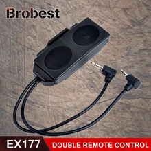 Страйкбол Тактический давление двойной переключатель дистанционное управление для PEQ 16A и M3X свет игрушечное оружие