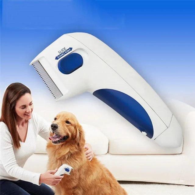 

Professional Flea Electric Flea Comb Head Lice Removal Flea Controller Killer Electric Comb Great Doctor for Dogs Cats Pet