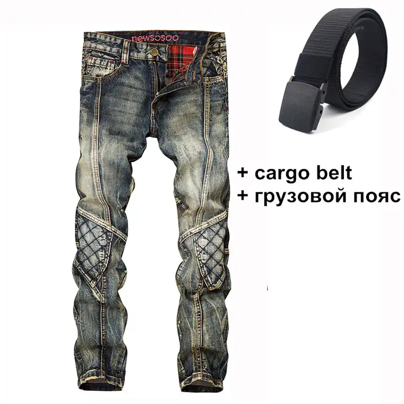 designer patchwork jeans