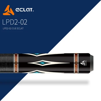 

ECLAT LPD2-02 Pool Cue 1/2 Piece Pool Cue Stick 12.6 mm Tip Billiard Cue Professional Canadian Maple Technology High-end Stick