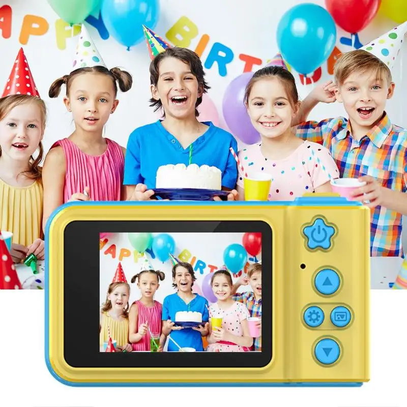 Мини цифровой Камера милый мультфильм Cam 1080 P 2,0 дюйма HD Цвет Экран малышей многофункциональные развивающие игрушки подарки на день рождения