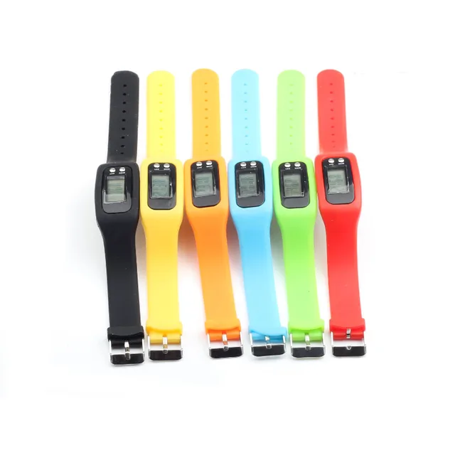Pedometer Digital wristband LCD Watch Running Step Walking Distance Calorie Counter Tracker Bracelet Sports Fitness Pedometers