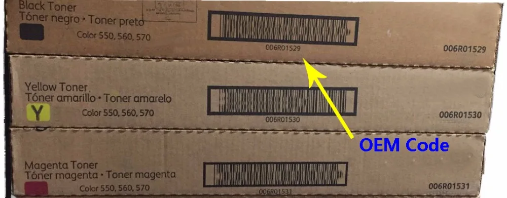 Xerox OEM Code.