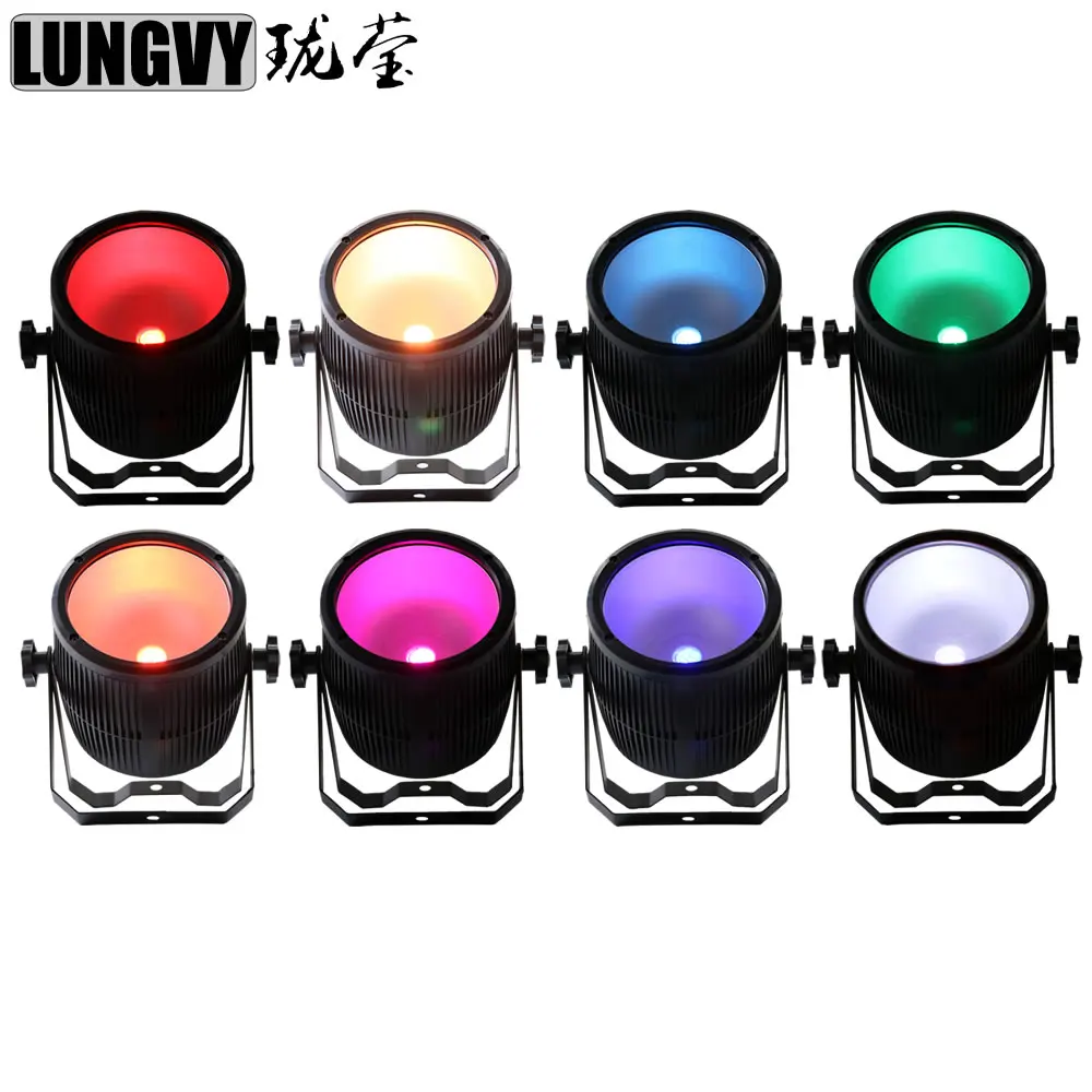 

Free Shipping 8pcs/lot RGB COB 1*60W LED Indoor COB Par Light DMX Stage Light For Dj Disco