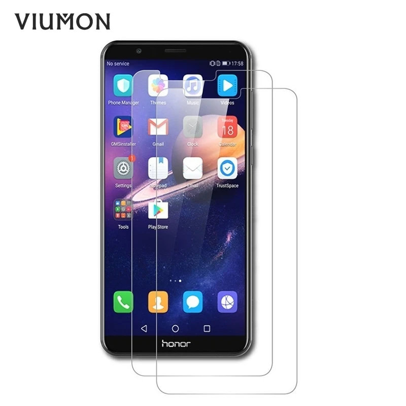 2 шт для Huawei Y9 2018 закаленное стекло Honor 7C Enjoy 8 Защита экрана 9H Взрывозащищенная