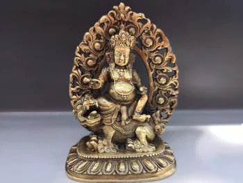 

Ancient bronze statue of Guanyin in Lata, Tibet.