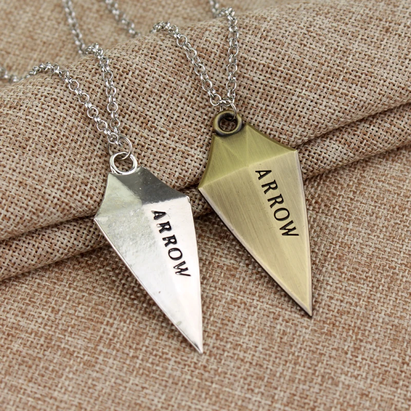 

dongsheng Fashion DC Comic Arrow Logo Oliver Queen Hero TV Pendant Necklace Fashion Cosplay Movie Jewelry Birthday Gift-30