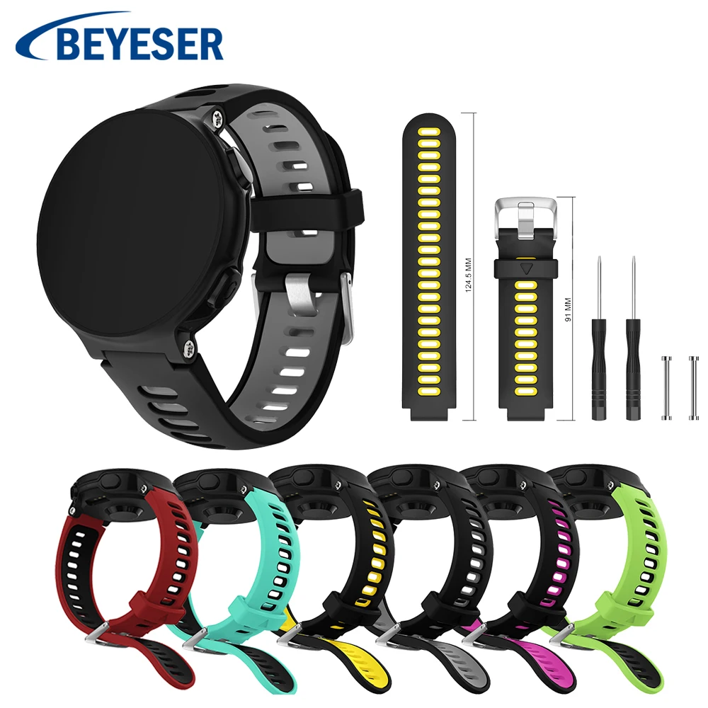 Силиконовый сменный Браслет для Garmin Forerunner 735XT ремешок наручных часов