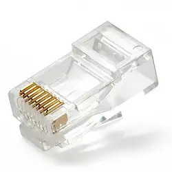 100 шт./упак. Cat5 Cat5e RJ45 разъем 8p8c RJ45 неэкранированный кабель типа "витая пара" Cat5e RJ45 сети Ethernet lan кабель Cat5 Кристалл модульный разъем