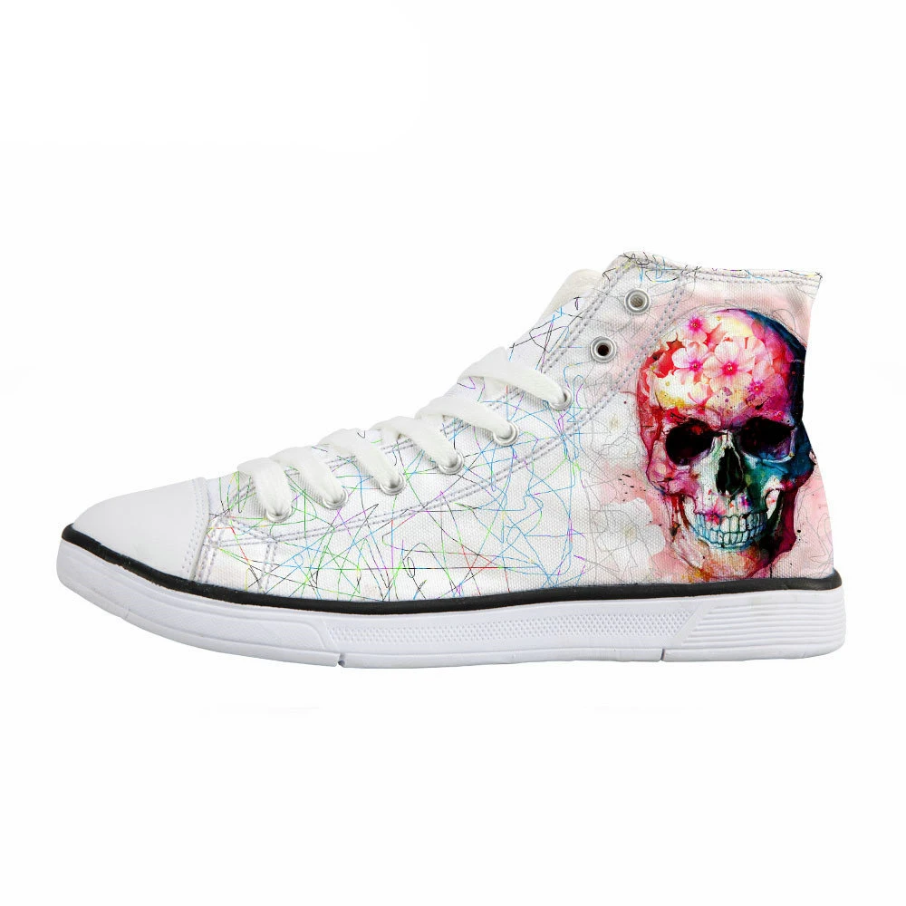 Impression Noisydesigns top cc3534ak cc3533ak Mâle Ayakkab Chaussures cc3529ak cc3531ak Pour cc3530ak Cool cc3535ak Haute Vulcaniser Noir Blanc cc3532ak Hommes Toile Garçons Crâne cc3537ak Mode cc3536ak Plates Customak cc3528ak 0q7Ar0