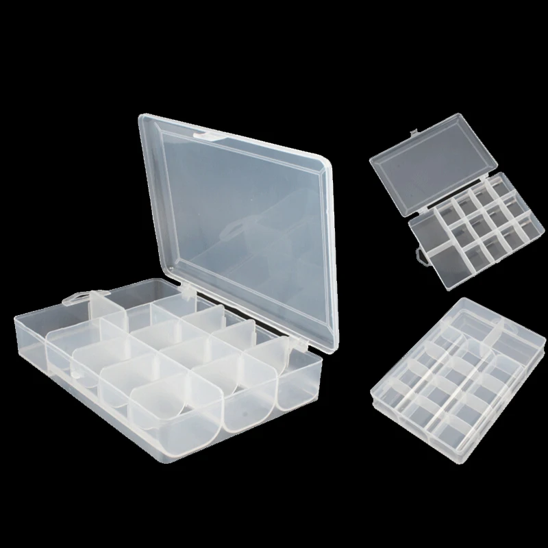 Waterproof 14 Compartments Multi-function Plastic Fishing Tackle Box Portable Fishing Lure Hook Rig Bait Storage Case Pesca