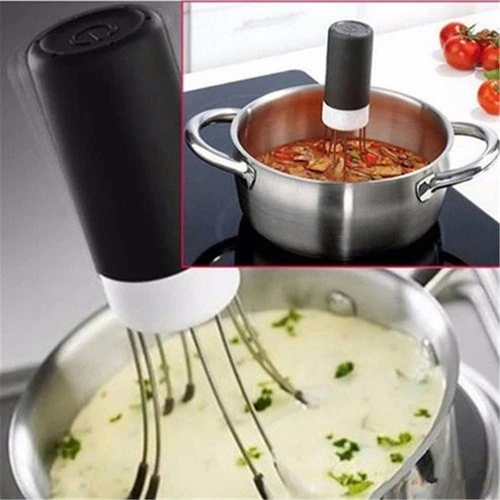 

Powerful Electric Milk Frother Kitchen Mixer Hand Milk Foamer for Coffee Latte Cappuccino
