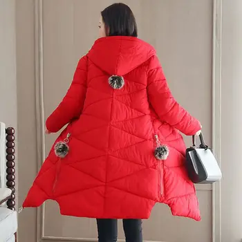 

2018 Winter Jacket New Fashion Women Down jacket Slim Large size Hooded Jacket Students Women Thick Warm Cotton Outwear