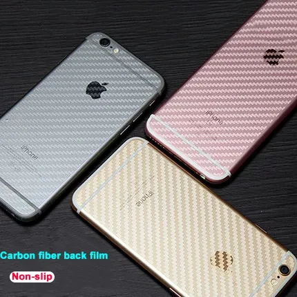 Для iPhone 6 6s полное покрытие 3D защита от отпечатков пальцев из углеродного волокна