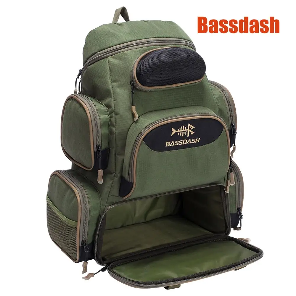 Bassdash рыболовный рюкзак рыболовные снасти Сумка для хранения