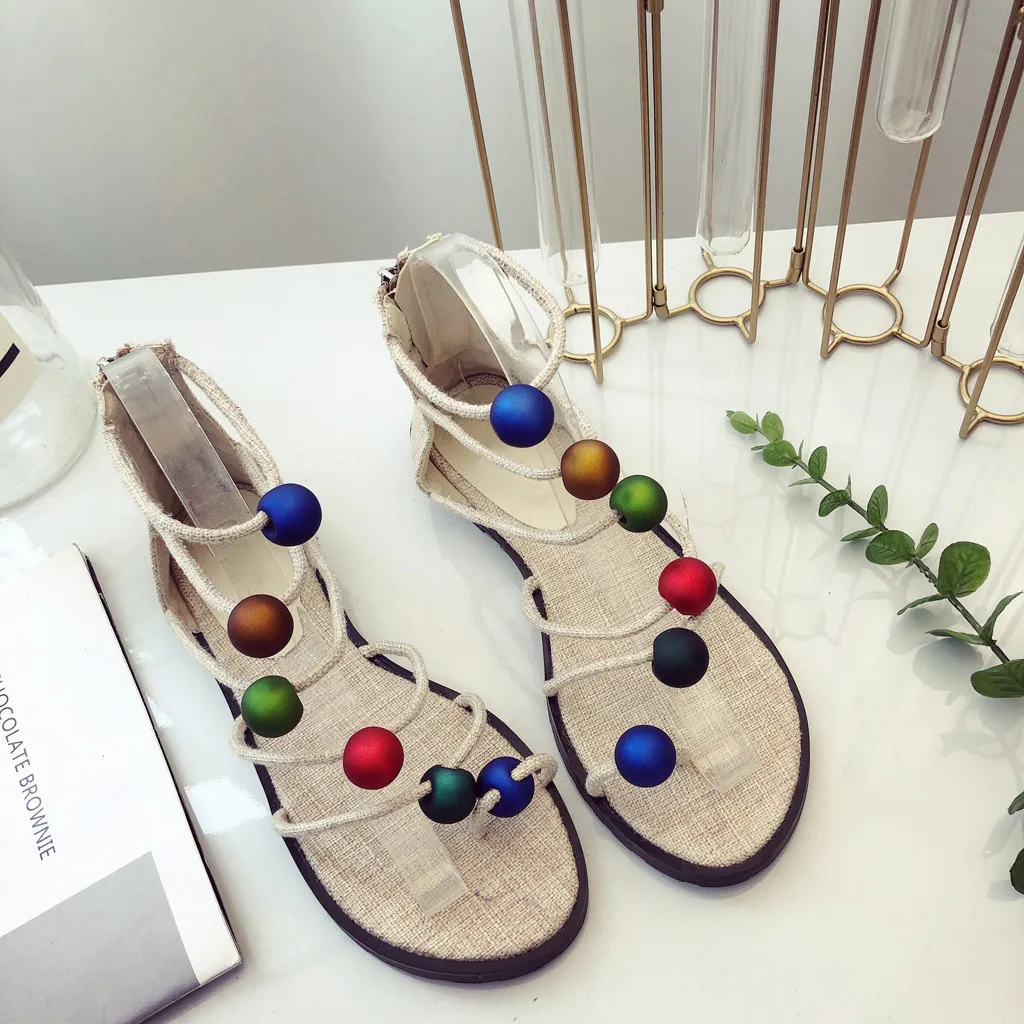 mokingtop Women‘s Platform Summer Shoes Slip On Fashion Roman Casual Sandals women sandal heels summer shoes#4
