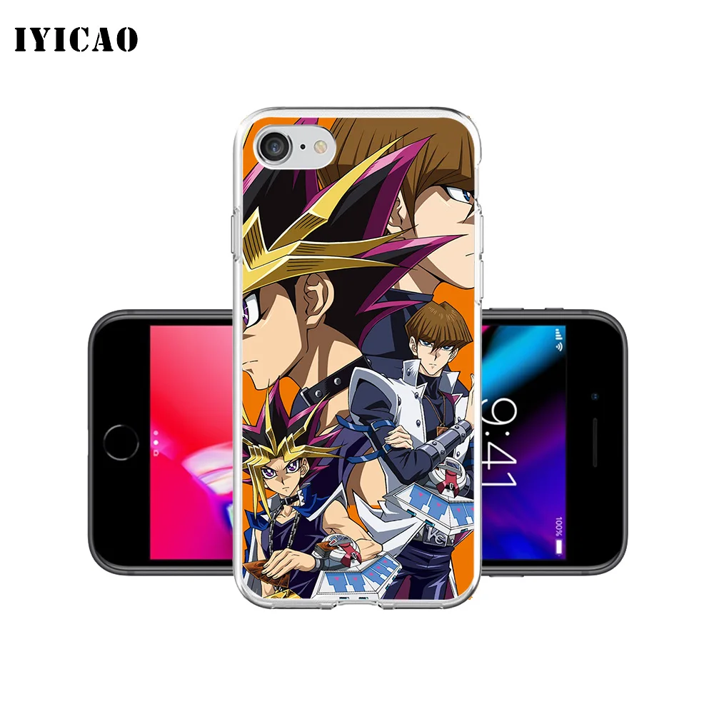 IYICAO Yu Gi Oh юги Муто Мягкий силиконовый чехол для телефона iPhone X XR XS MAX 6 6s 7 8 Plus 5 5S SE TPU